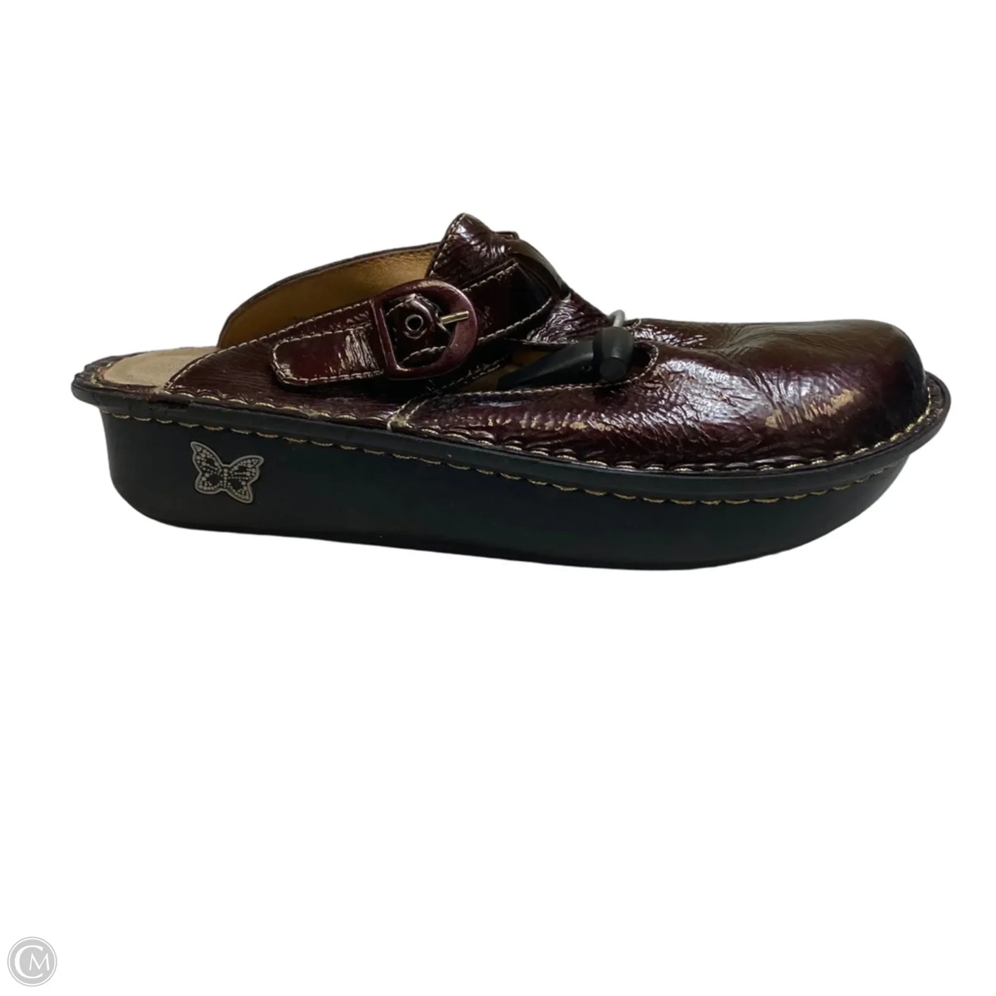 Shoes Flats By Alegria In Maroon, Size: 9