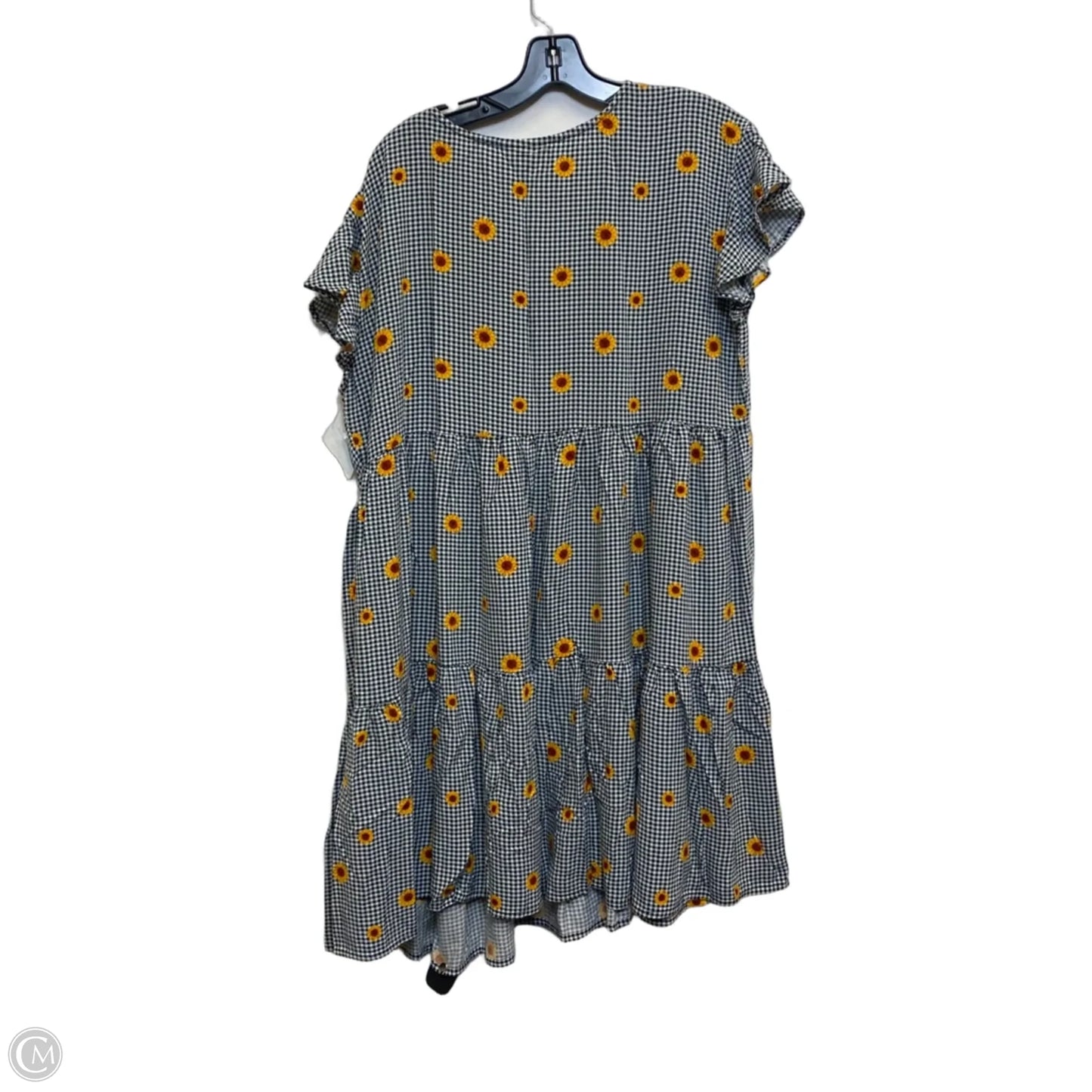 Dress Casual Short By Loralette In Black & White, Size: 2x