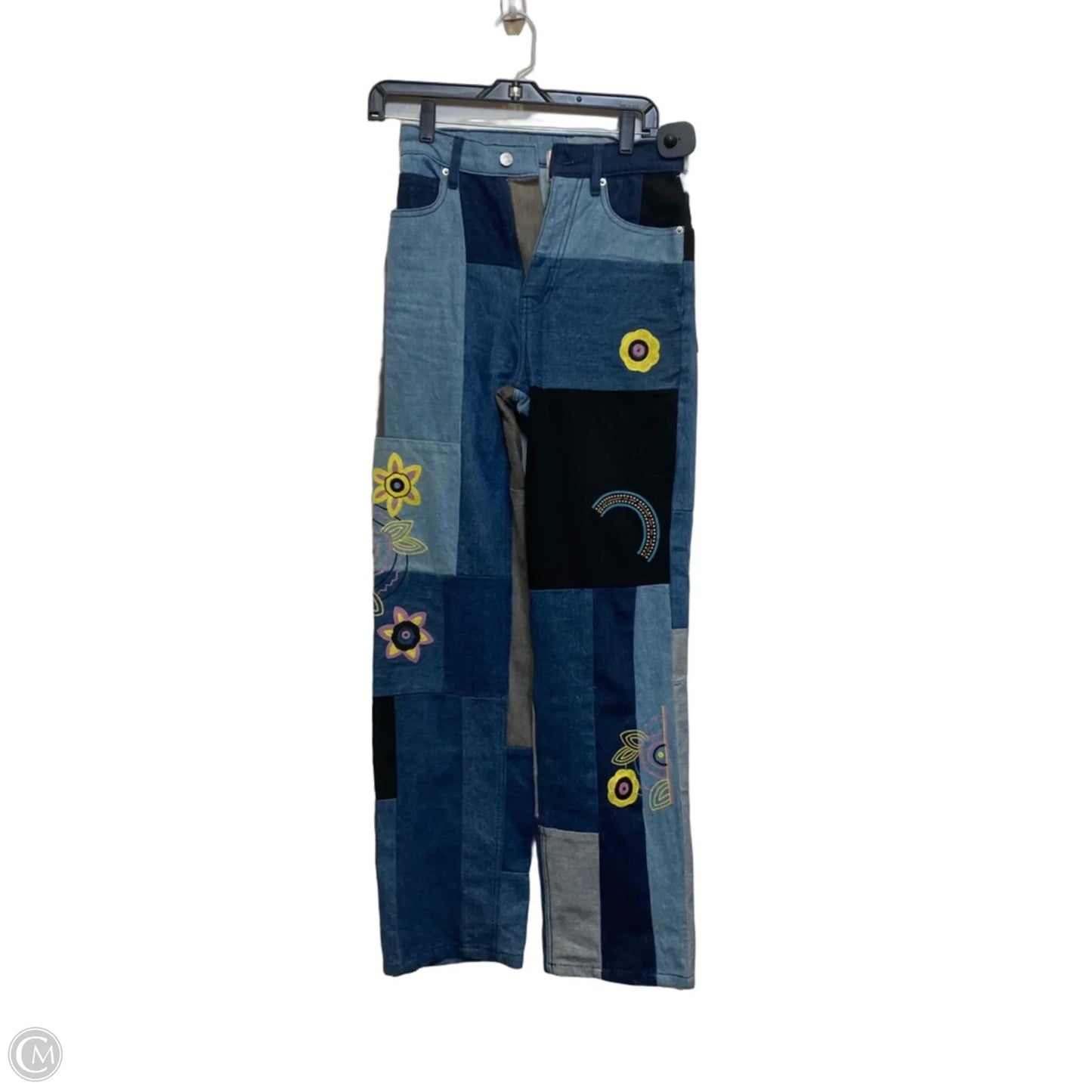 Jeans Straight By Bdg In Blue Denim, Size: 0