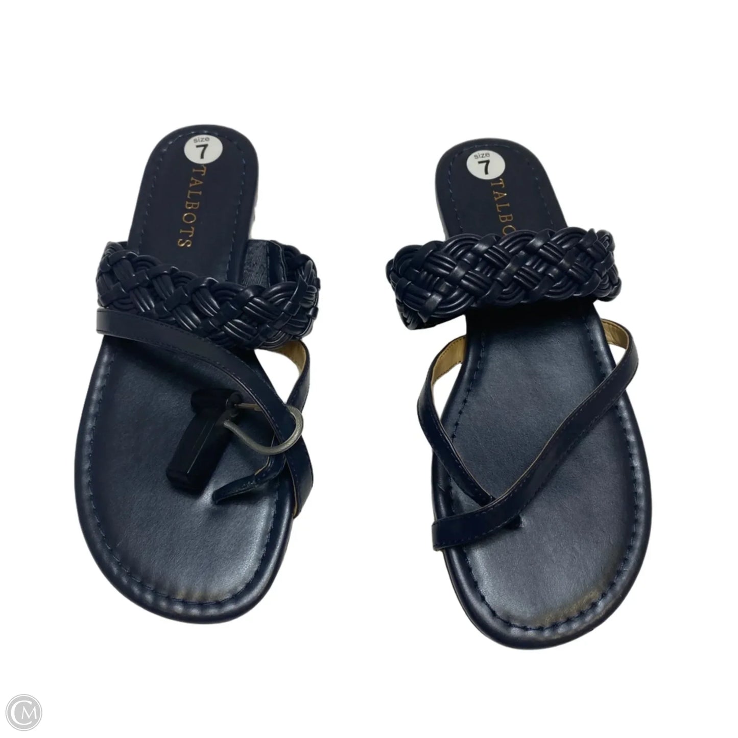 Sandals Flats By Talbots In Blue, Size: 7