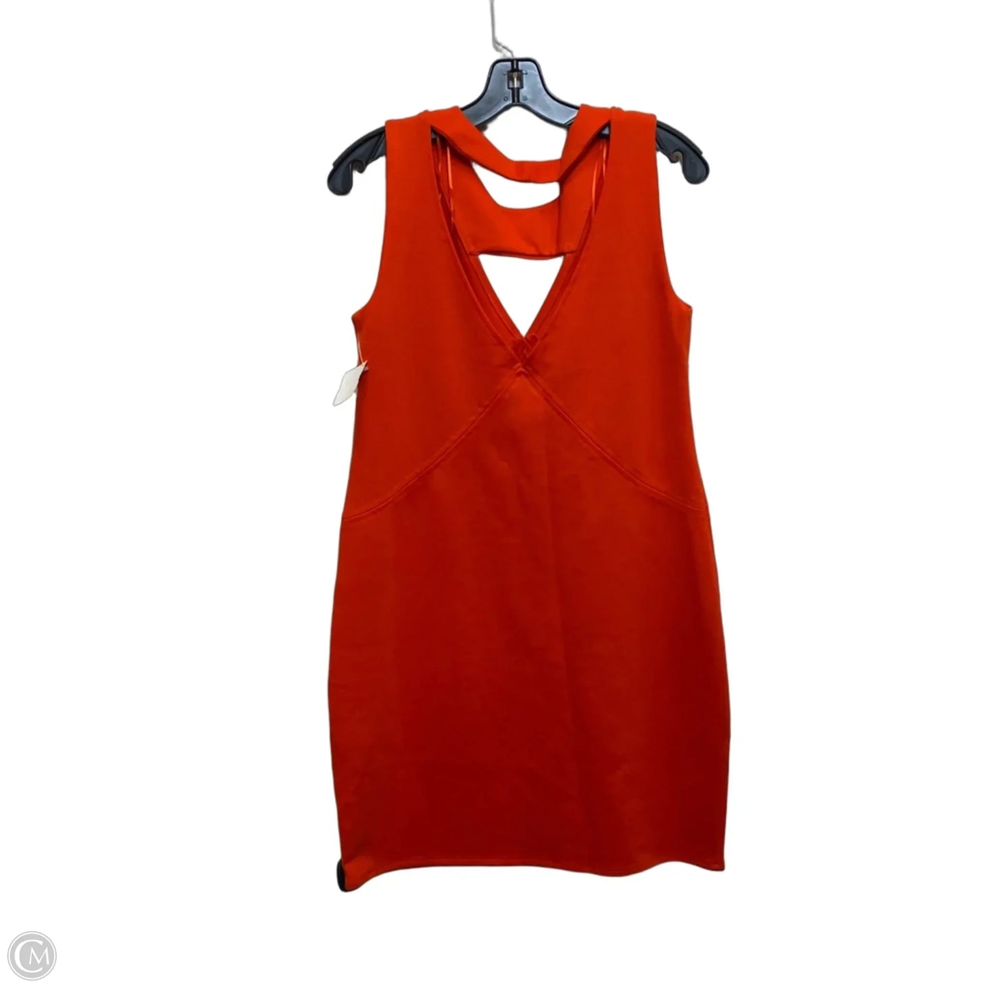 Dress Casual Short By Zara In Orange, Size: M