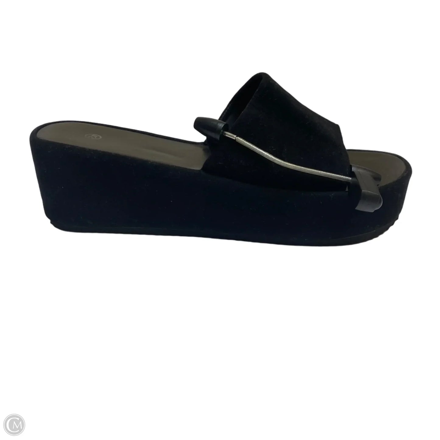 Sandals Heels Platform By Cmf In Black, Size: 11.5