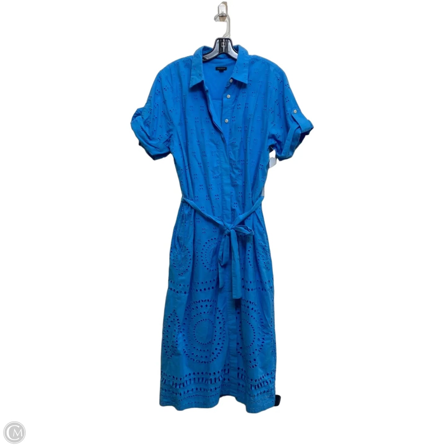 Dress Casual Maxi By Ann Taylor In Blue, Size: M