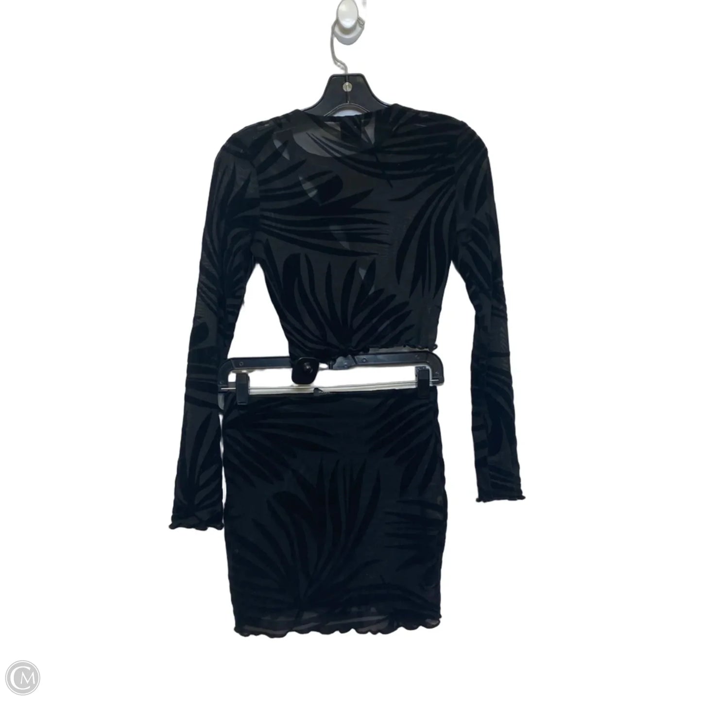 Skirt Set 2pc By Blanc In Black, Size: S