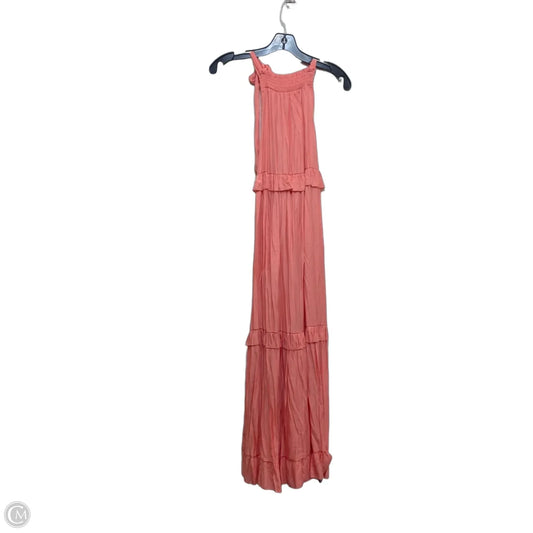 Dress Casual Maxi By Clothes Mentor In Peach, Size: M