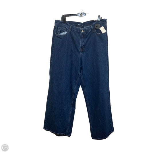 Jeans Wide Leg By Old Navy In Blue Denim, Size: 18