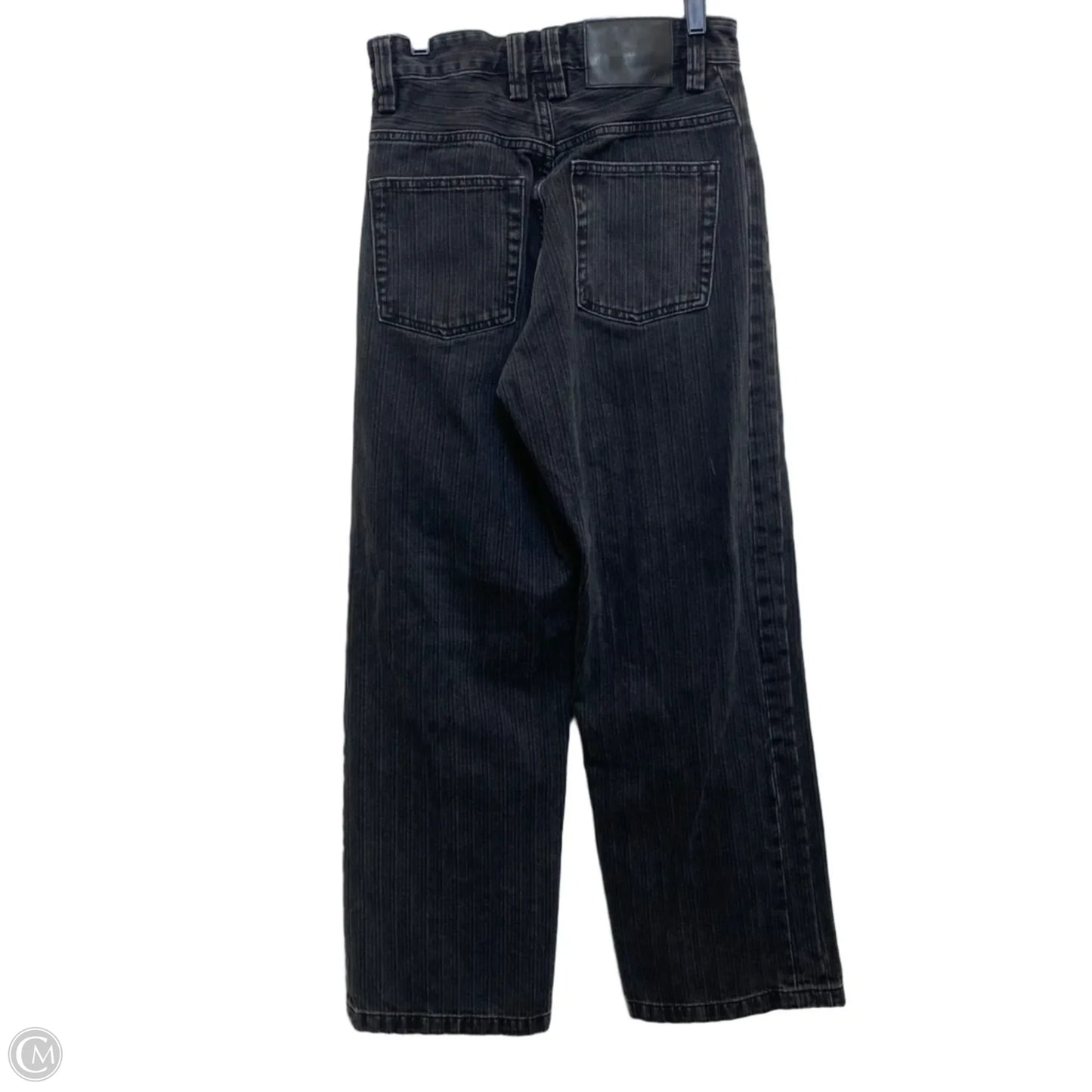 Jeans Straight By Zara In Black Denim, Size: 6