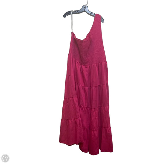 Dress Casual Maxi By Eloquii In Pink, Size: 4x