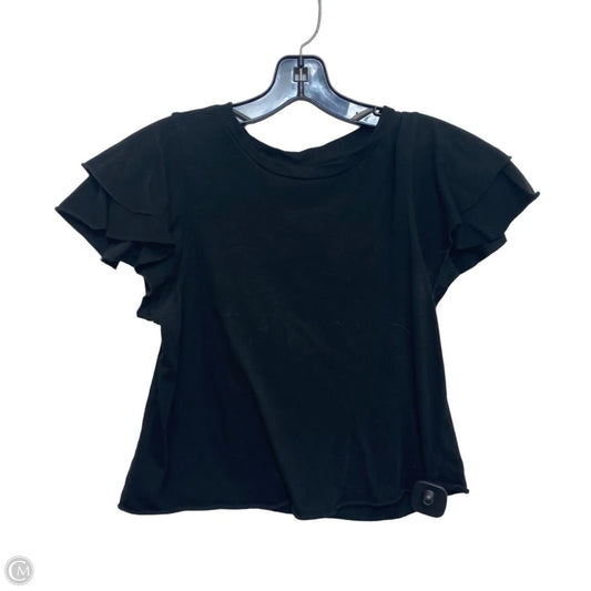 Top Short Sleeve Basic By Tresics In Black, Size: S