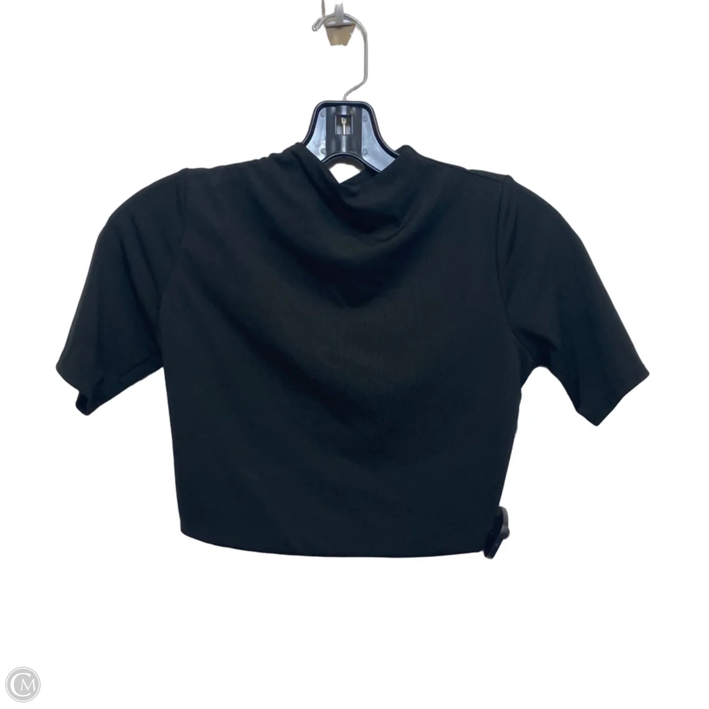 Top Short Sleeve By Nakedwardrobe In Black, Size: M
