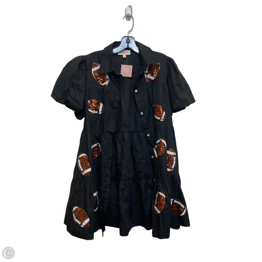 Dress Casual Short By Peach Love Cream California In Black, Size: S