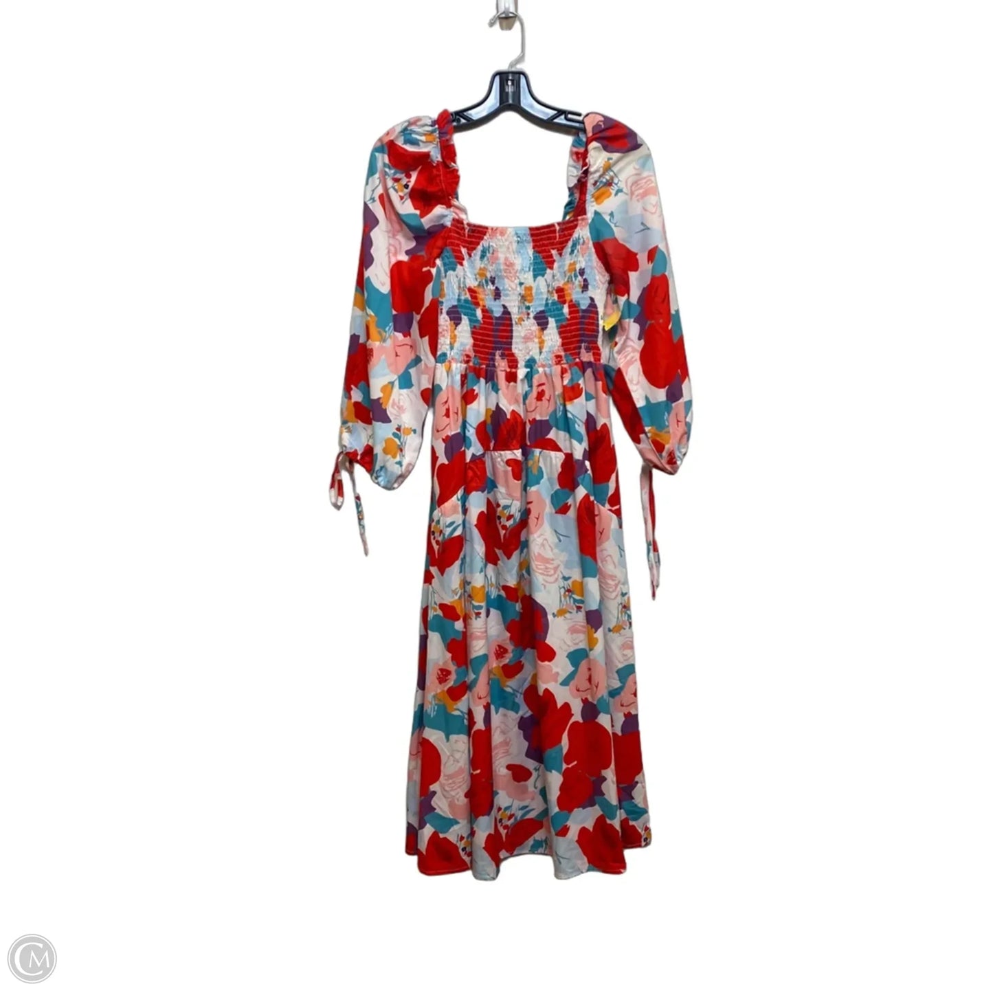Dress Casual Maxi By Sunday Up In Blue & Red, Size: S