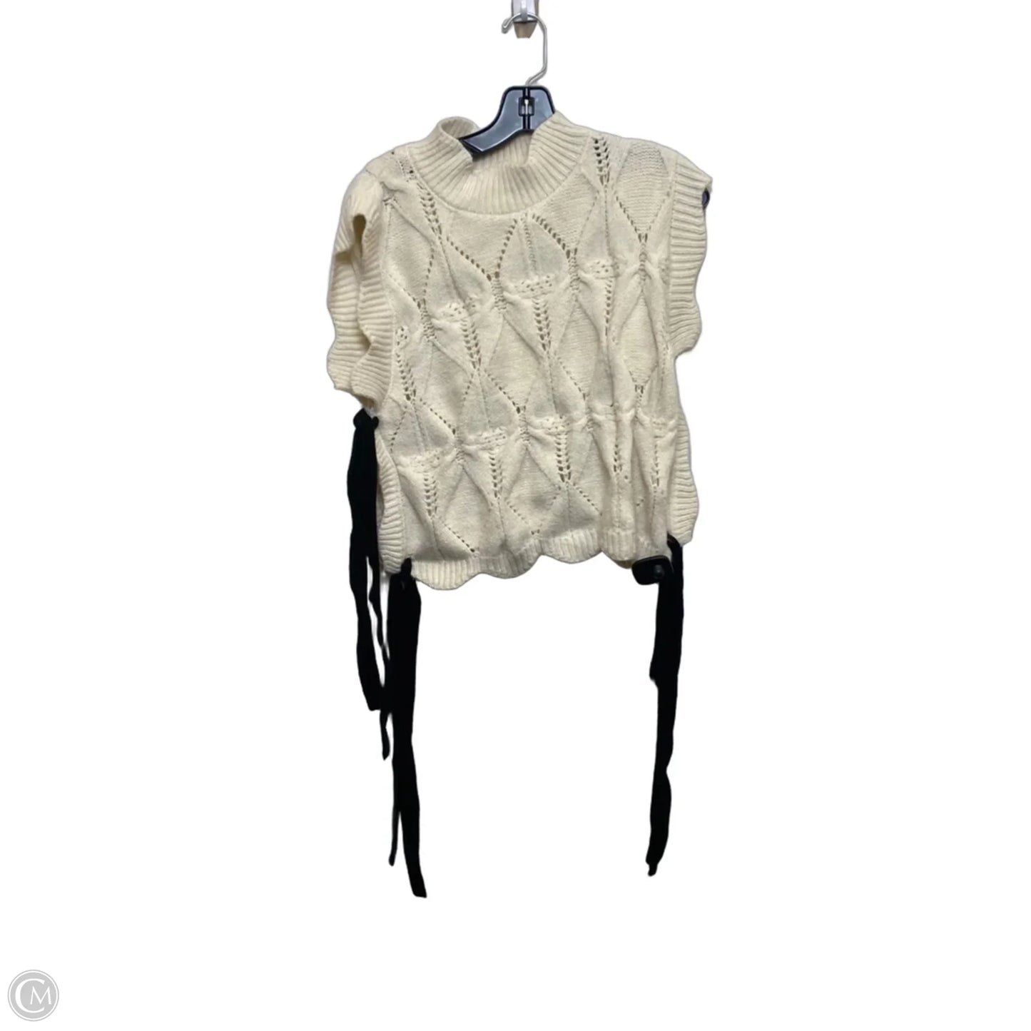 Top Sleeveless By Mable In Cream, Size: S