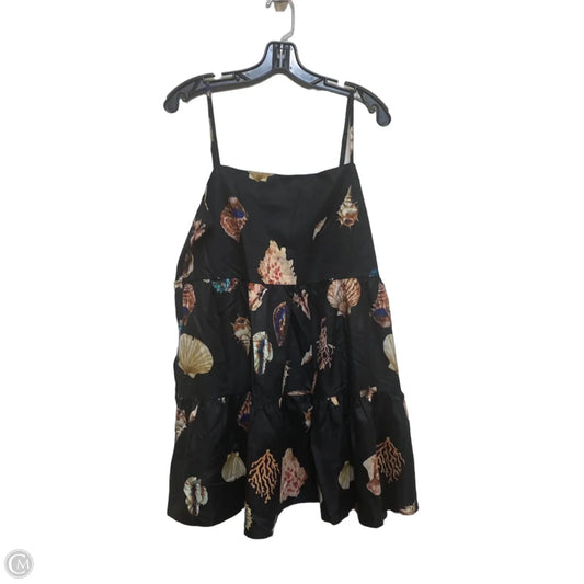 Dress Casual Short By Cmf In Black & Brown, Size: L