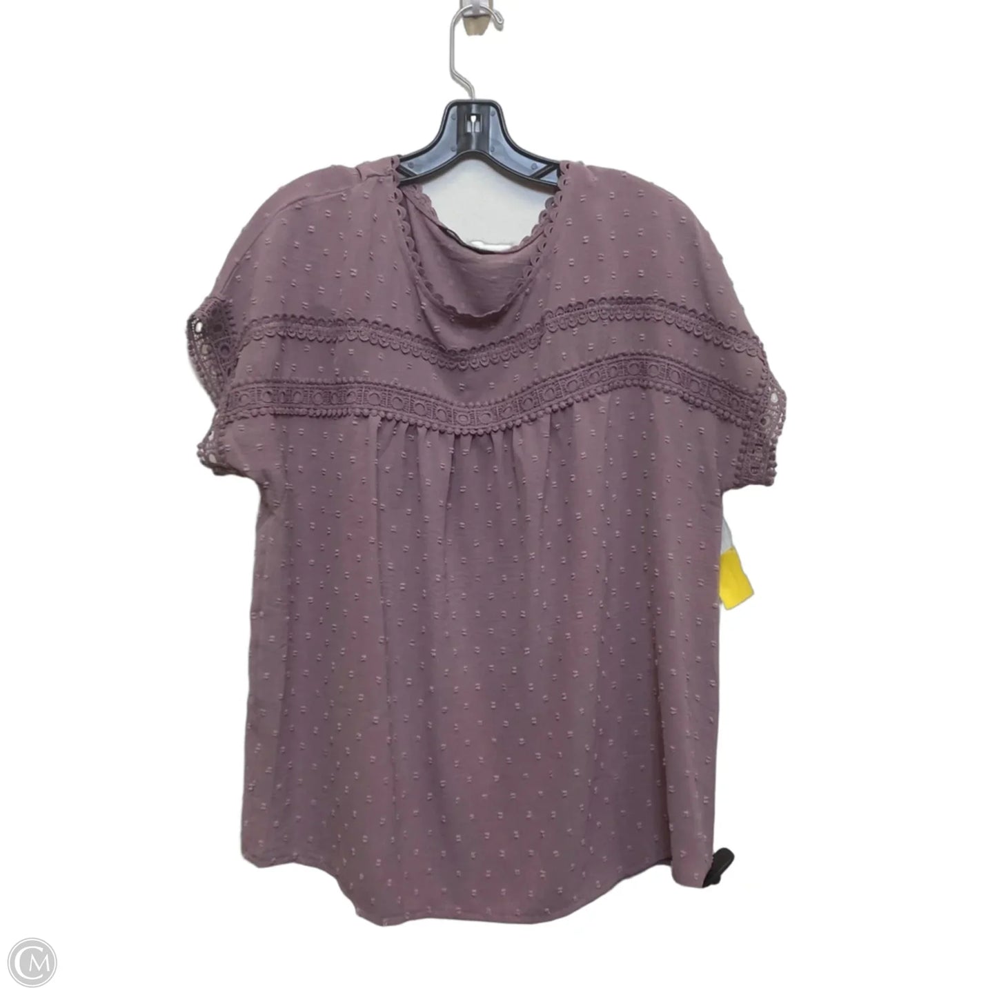 Top Short Sleeve By Dokotoo In Purple, Size: Xl