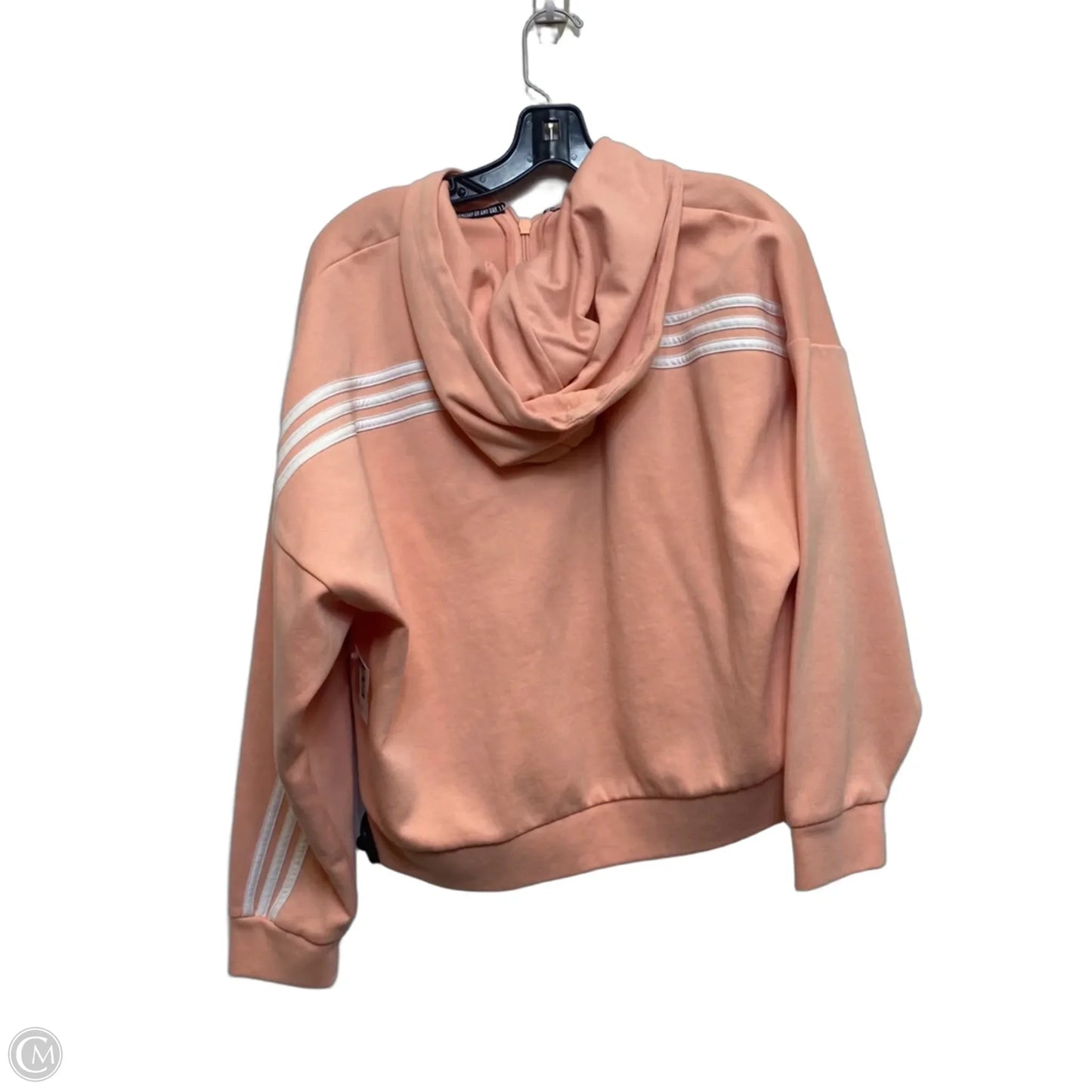 Athletic Jacket By Adidas In Orange, Size: Xl