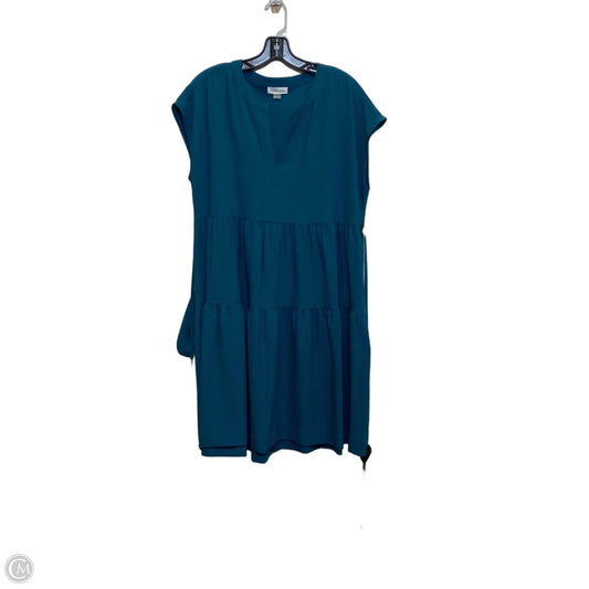 Dress Casual Short By Calvin Klein In Green, Size: Xl