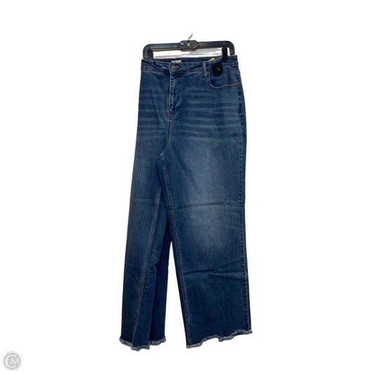 Jeans Wide Leg By Candace Cameron Bure In Blue Denim, Size: 20