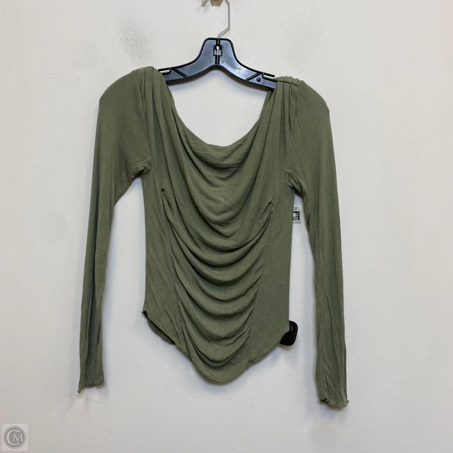 Top Long Sleeve By Free People In Green, Size: Xs
