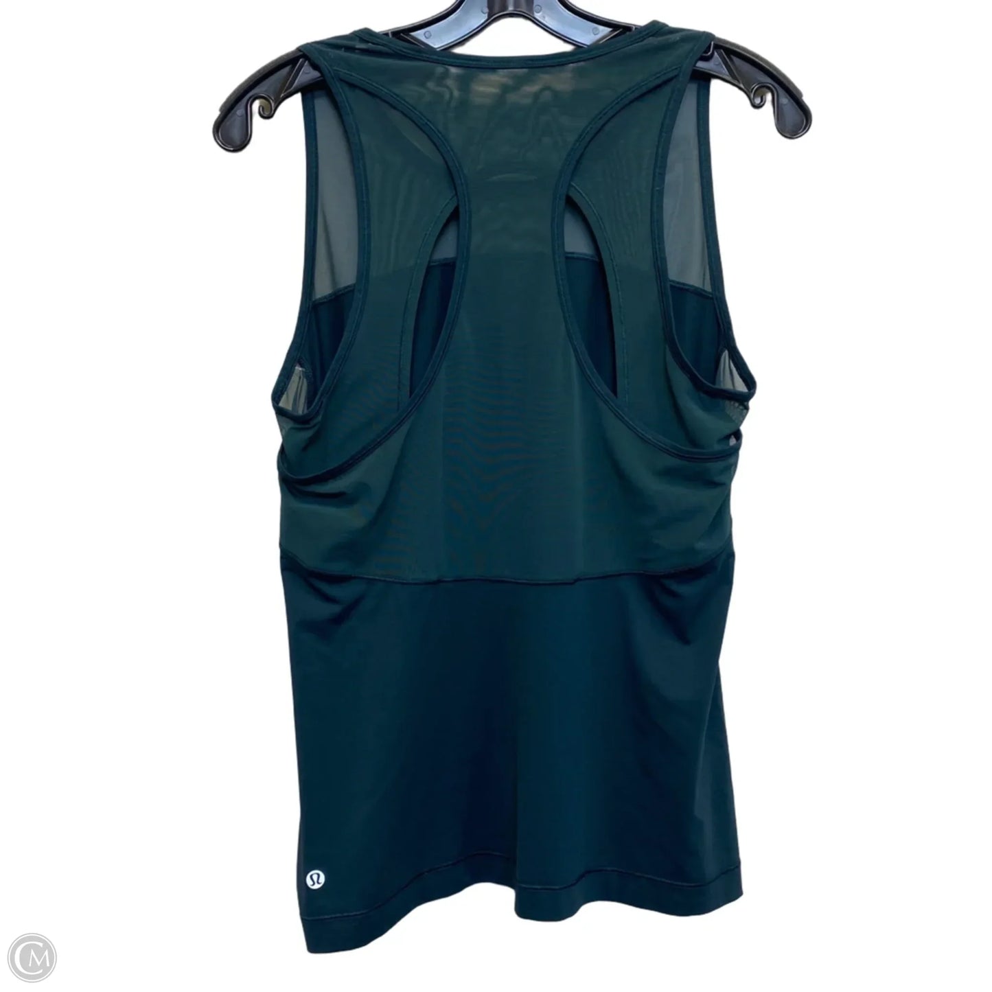 Athletic Tank Top Designer By Lululemon In Green, Size: S
