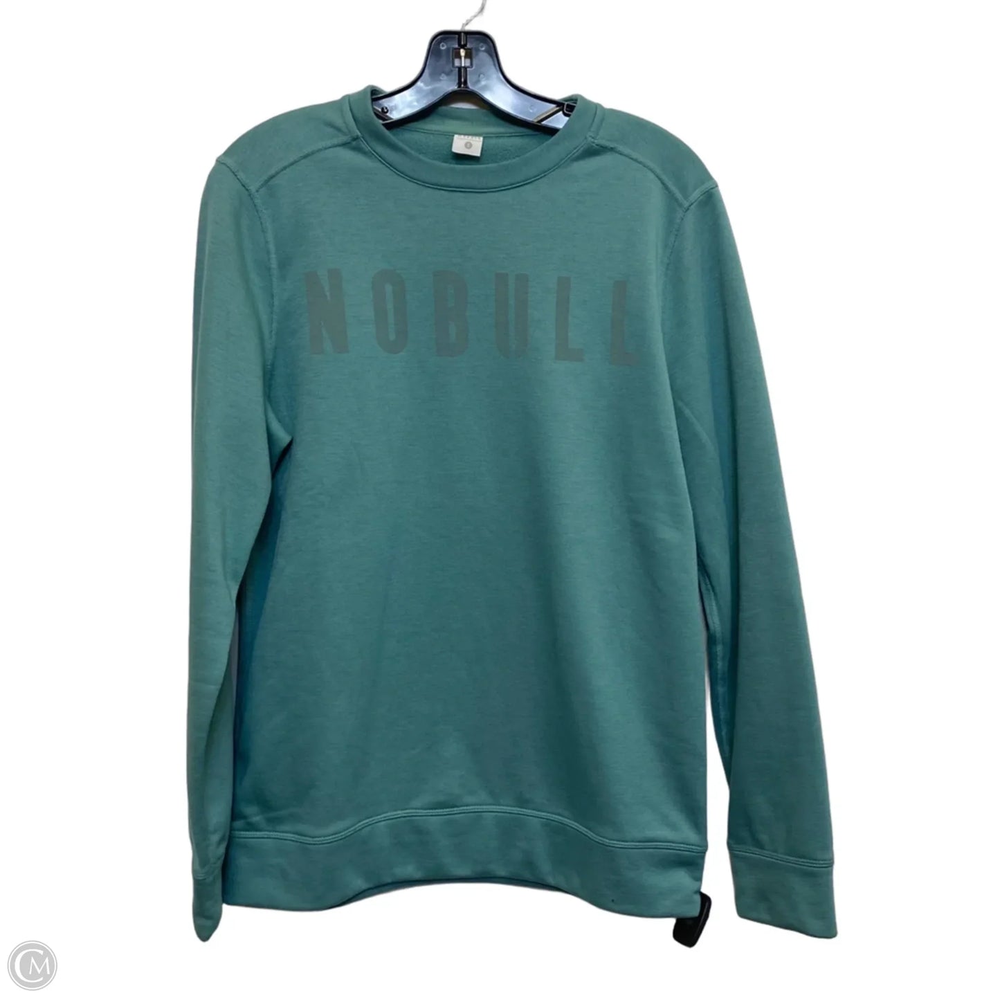 Athletic Sweatshirt Crewneck By Nobull In Green, Size: S