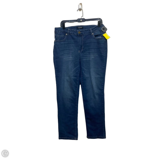 Jeans Skinny By D Jeans In Blue Denim, Size: 14