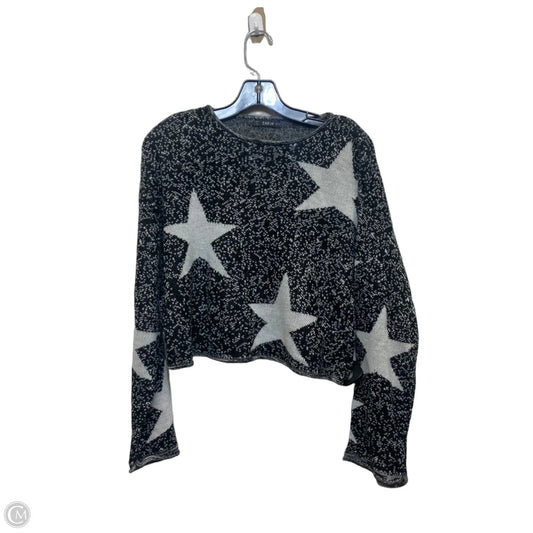 Sweater By Shein In Black & Grey, Size: M