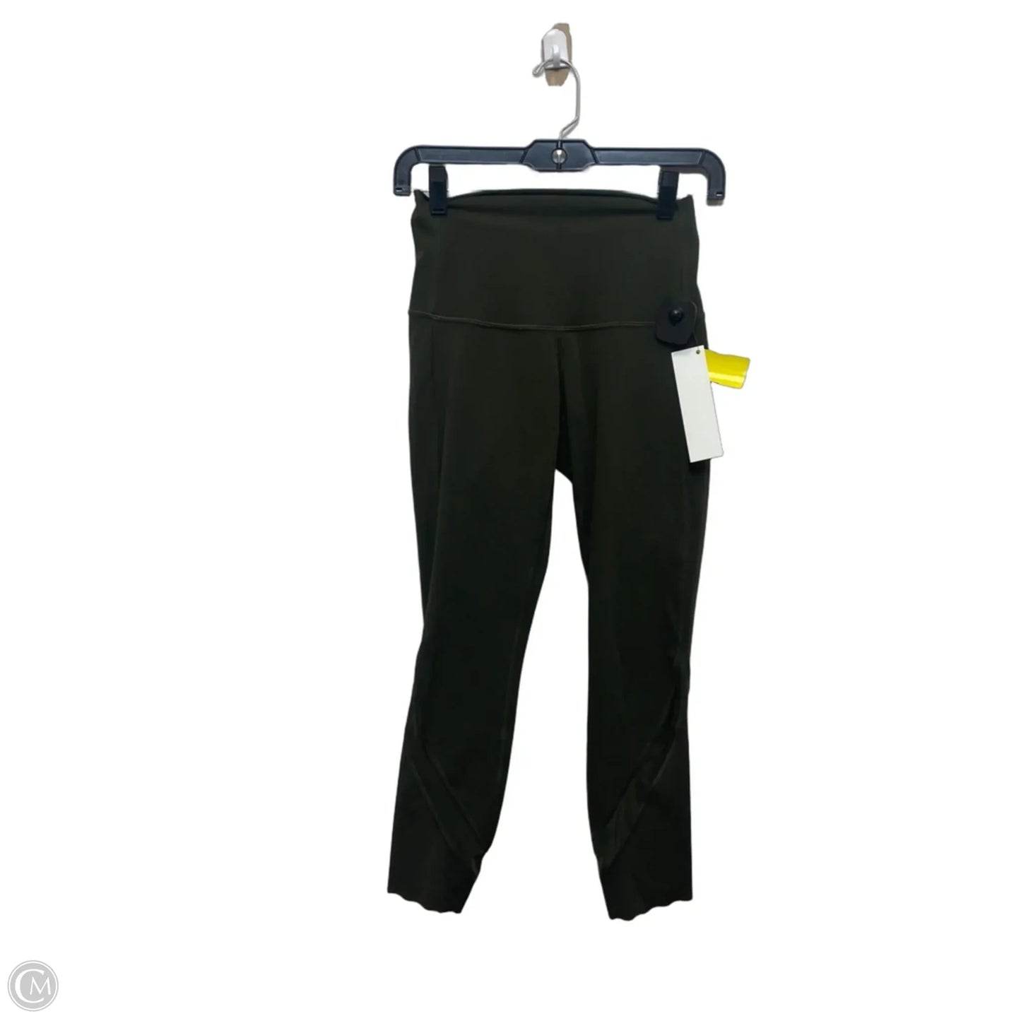 Athletic Leggings Designer By Lululemon In Green, Size: S