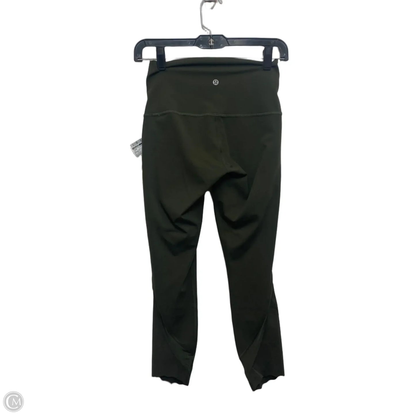 Athletic Leggings Designer By Lululemon In Green, Size: S