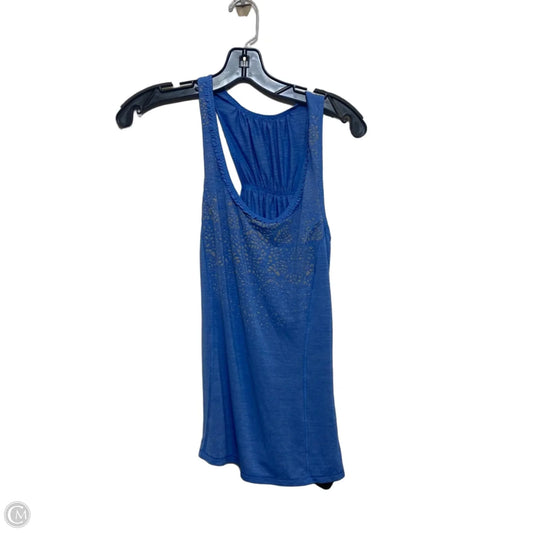 Athletic Tank Top Designer By Lululemon In Blue, Size: Xs