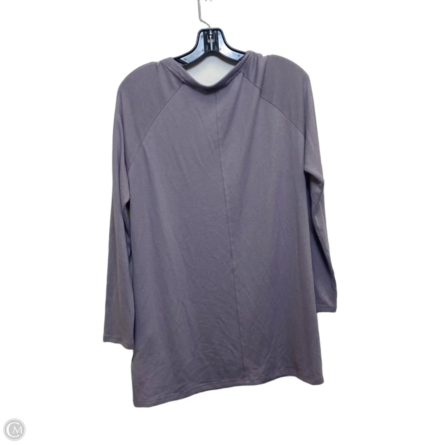 Top Long Sleeve By Banana Republic In Purple, Size: L