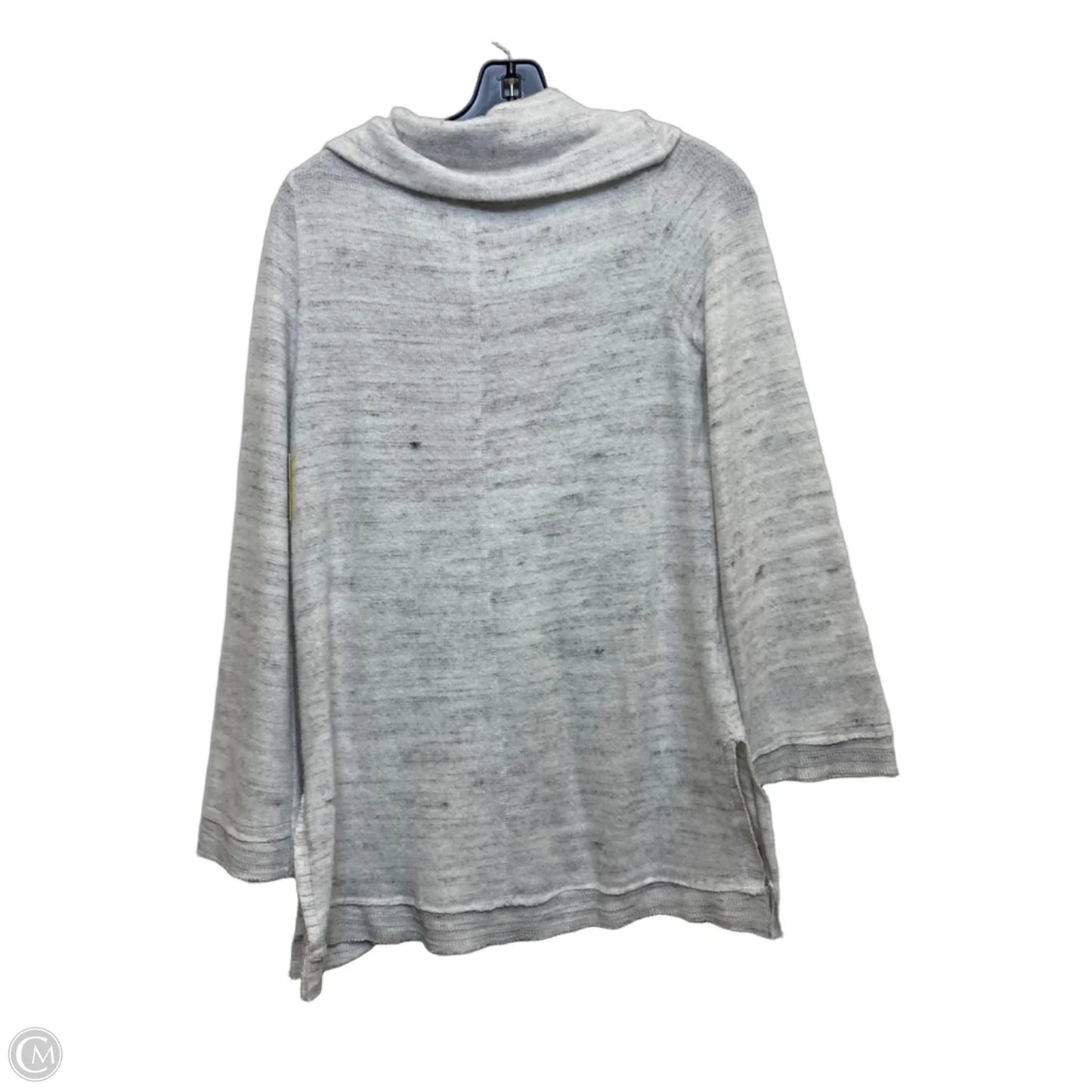 Top Long Sleeve By Maeve In Grey, Size: S