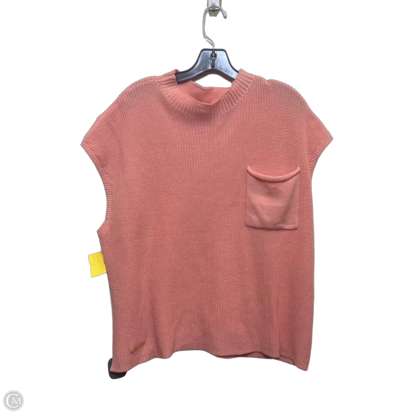 Sweater Short Sleeve By Simply Southern In Pink, Size: Xl