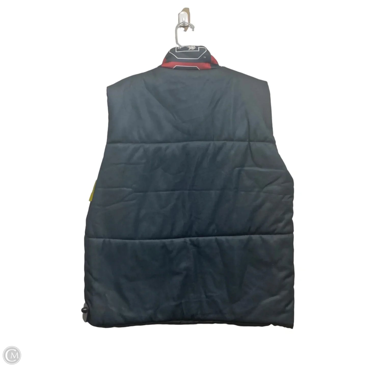 Vest Puffer & Quilted By Clothes Mentor In Blue & Red, Size: Xxl