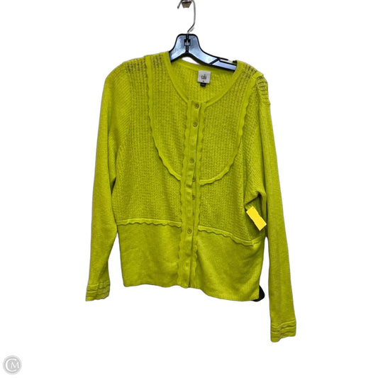 Top Long Sleeve By Cabi In Green, Size: Xl