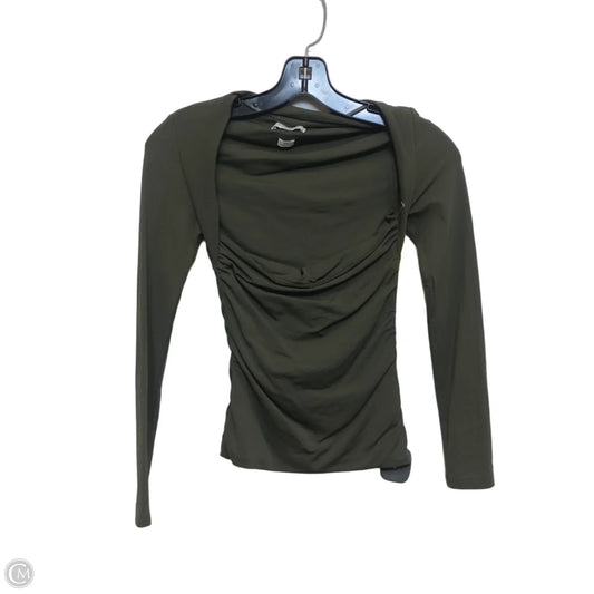 Top Long Sleeve By Aritzia In Green, Size: Xs