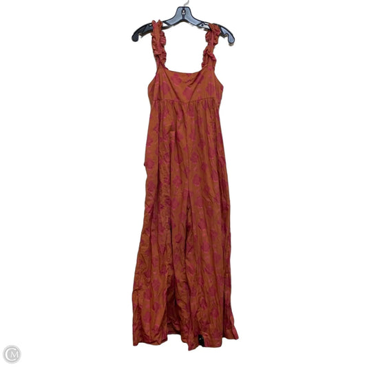 Jumpsuit By Free People In Brown & Pink, Size: Xs
