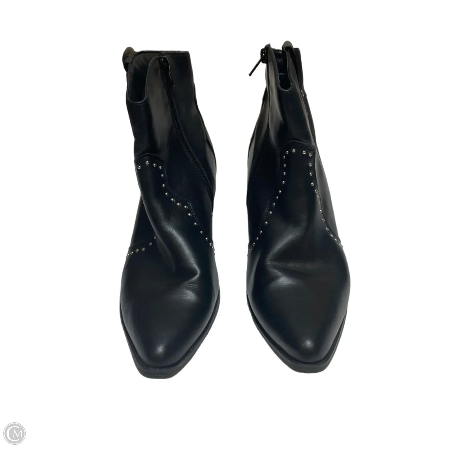 Boots Ankle Heels By Centro Point In Black, Size: 9.5