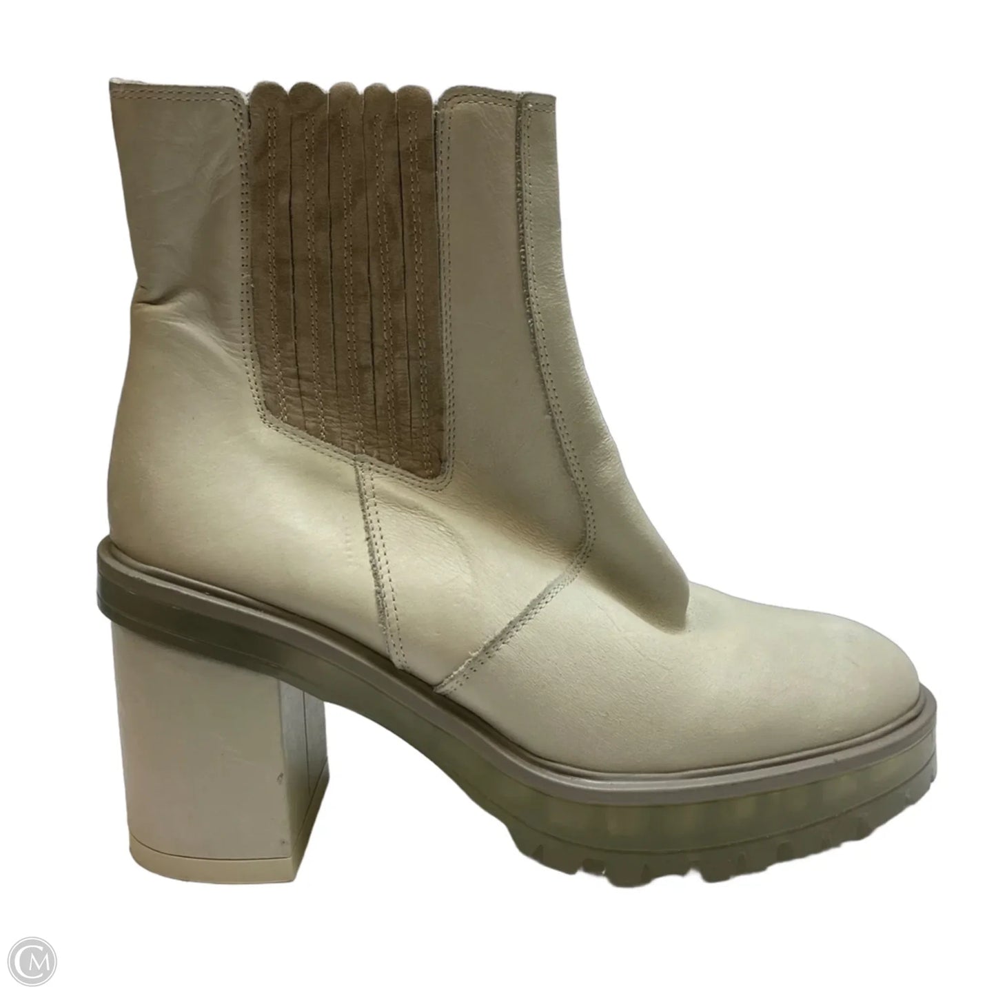 Boots Ankle Heels By Free People In Grey, Size: 9.5