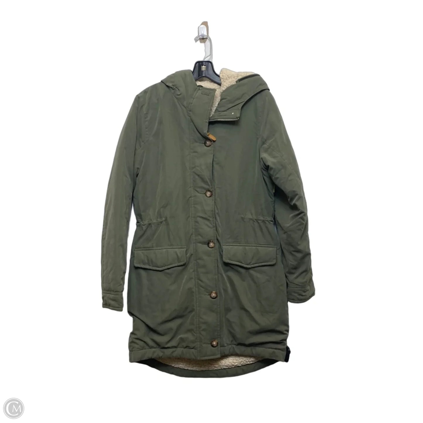 Jacket Puffer & Quilted By Abercrombie And Fitch In Green, Size: M