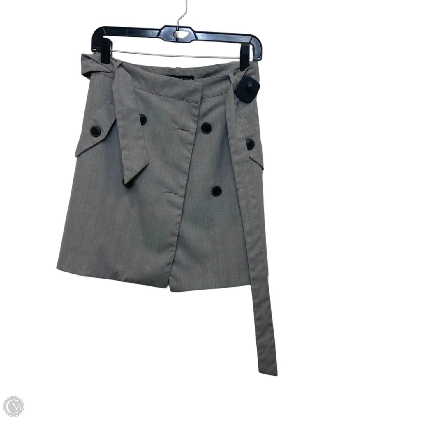 Skirt Mini & Short By Zara In Grey, Size: S