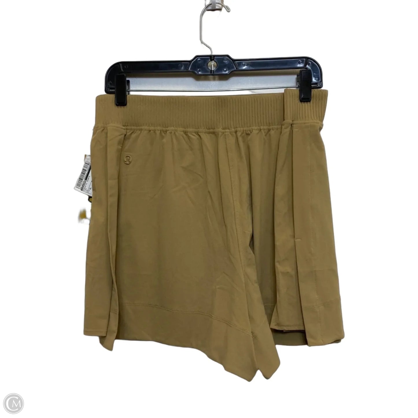 Athletic Shorts Designer By Lululemon In Tan, Size: Xl