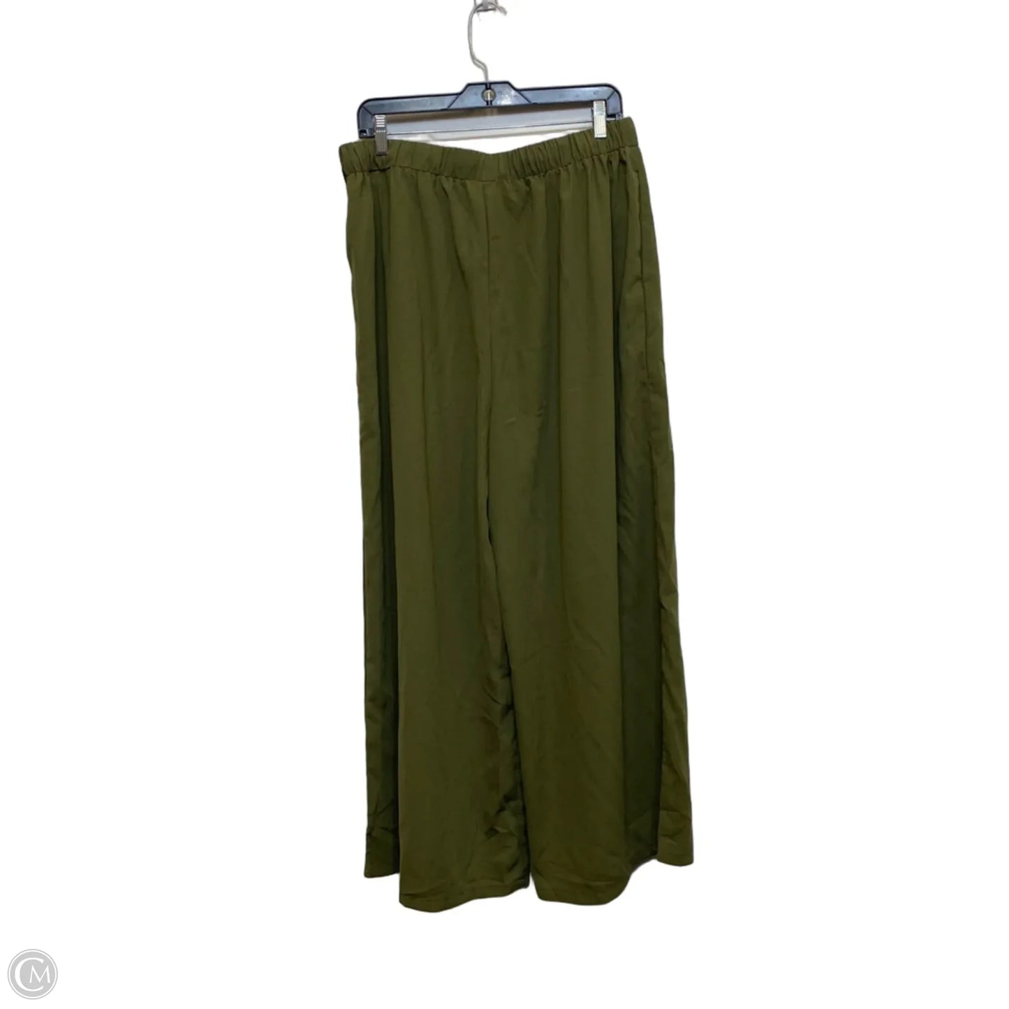 Pants Wide Leg By Cider In Green, Size: 1x