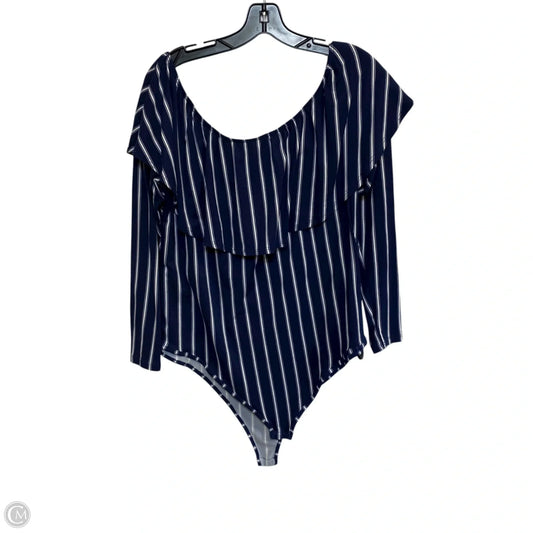 Bodysuit By Marci In Blue, Size: 3x