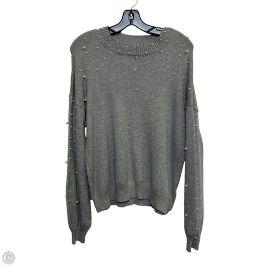Sweater By Clothes Mentor In Grey, Size: M