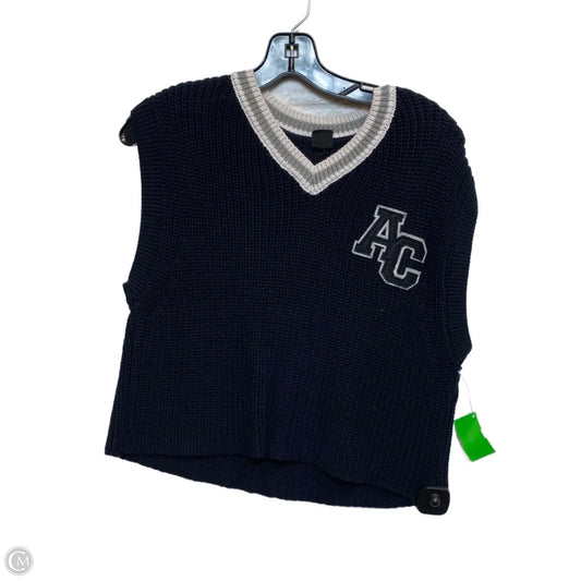 Vest Sweater By Urban Outfitters In Blue, Size: M