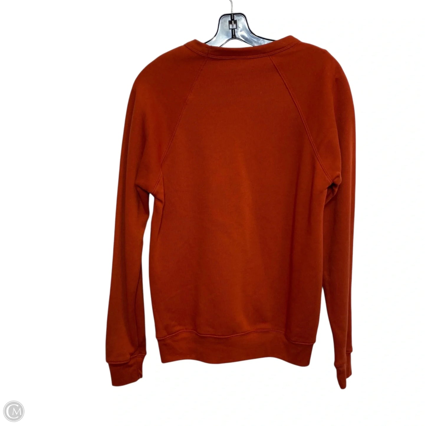 Sweatshirt Crewneck By Bella + Canvas In Orange, Size: S