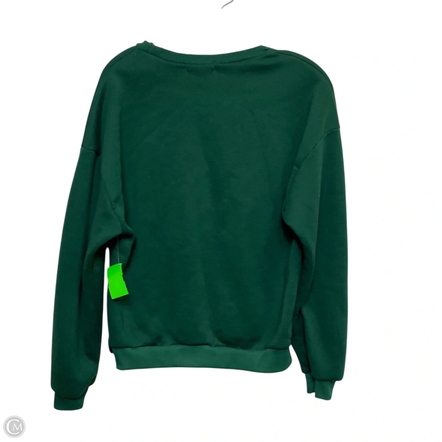 Sweatshirt Crewneck By Shein In Green, Size: L