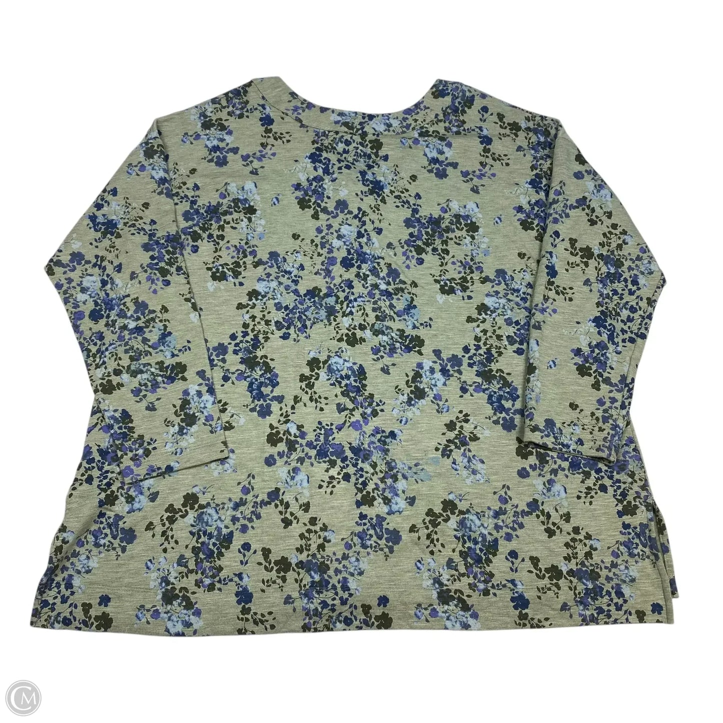 Top 3/4 Sleeve By J. Jill In Green, Size: Xl