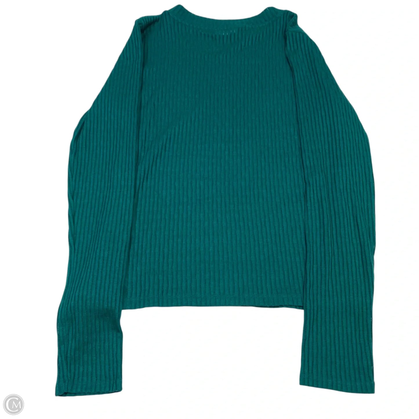 Top Long Sleeve By Pilcro In Green, Size: M